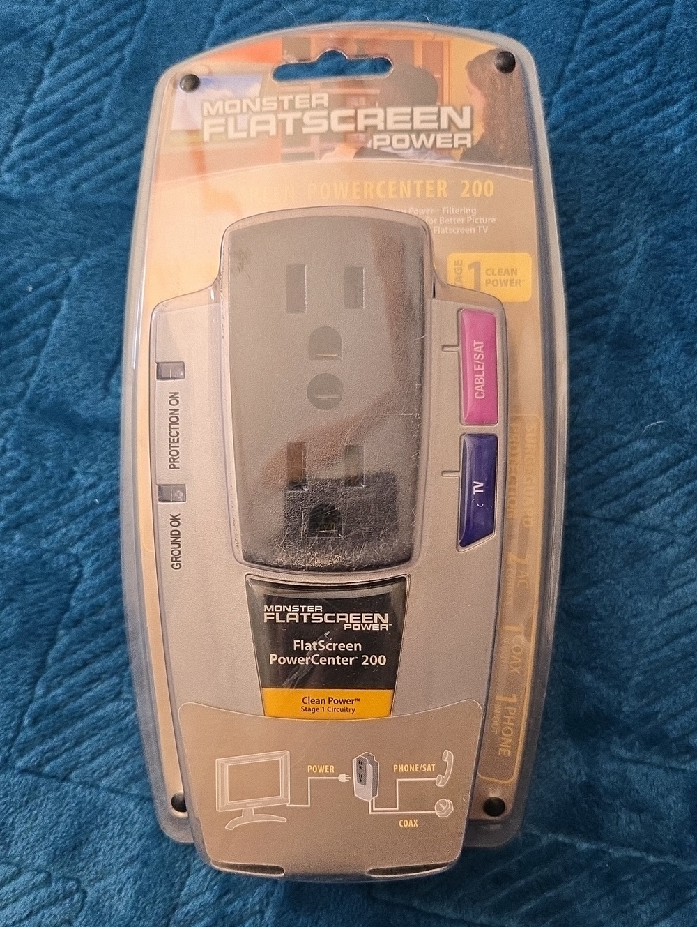 FlatScreen PowerCenter 200 Surge Protector - Silver
